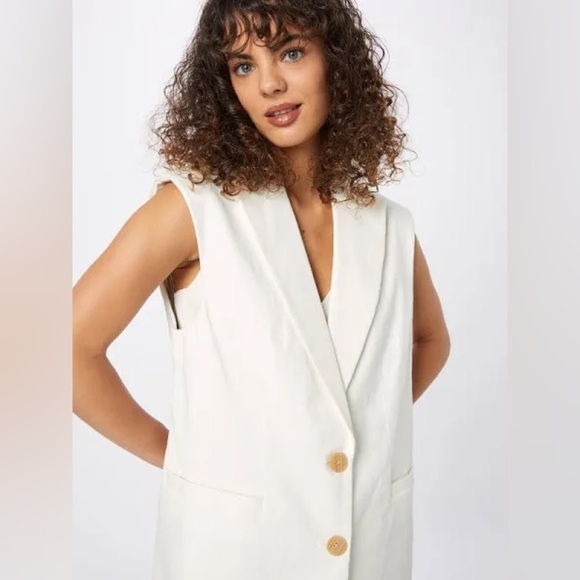 New! Scotch and Soda Single-Breasted Long Gilet Vest 🤍 - Picture 8 of 16